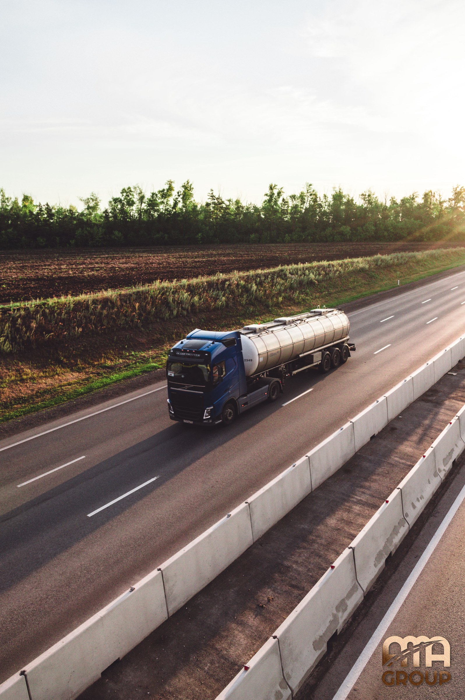 Transport ADR – cisternă pe autostradă, AmaGroup